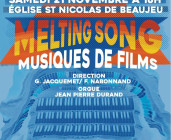 Concert des Sarmentelles 2026. Melting Song. Musiques de films