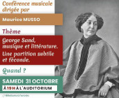 Conférence musicale : George Sand, musique et littérature. Une partition subtile et féconde