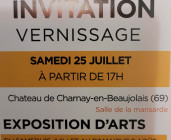 Vernissage de l'exposition d'arts