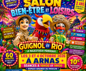 Guignol Rhône Alpes et Rio le majestueux perroquet