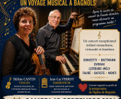 Harmonium et Violon. Voyage musical à Bagnols