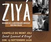 ZIYÀ (duo de musique orientale) - Les concerts du Mont Joli