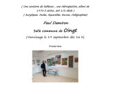 Exposition de peintures de Paul Damiron