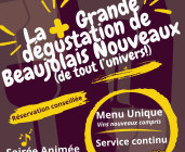 La + Grande Dégustation de Beaujolais Nouveaux de l'Univers