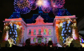Spectacle de la mise en perce du Beaujolais Nouveau