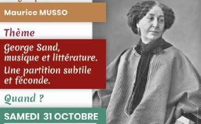 Conférence musicale : George Sand, musique et littérature. Une partition subtile et féconde