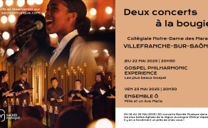 Concert à la bougie avec l'Ensemble Ô : Mille et un Ave Maria