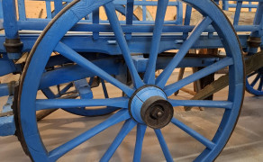 Ferrage d'une roue de charron - Printemps Véranais