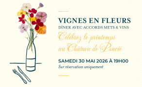 Dîner Vignes en Fleurs au Château de Poncié