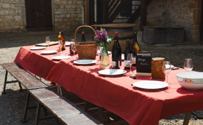 Déjeuner d'été à la Grange Bourbon - Déjeuner
