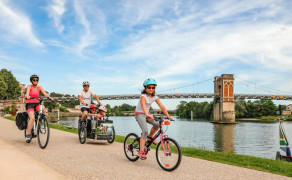 Balade facile à vélo Villefranche-Trévoux