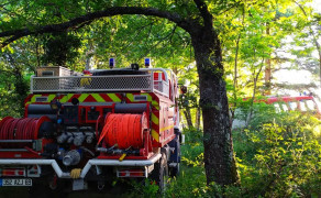 Apprentis pompiers du Géoparc