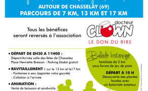 10ème Randonnée pédestre du Lions Club Lyon-Val d'Azergues au profit de l'Association Dr Clown