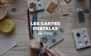 Atelier décor sur céramique • Les cartes postales de l'été