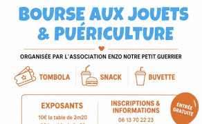 Bourse aux jouets solidaire pour Enzo