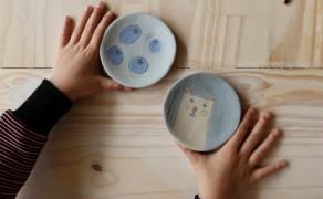 Atelier parent/enfant décor sur céramique • Duo de coupelles • Bernie céramique