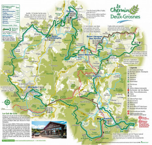Carte chemin de deux grosnes 2026