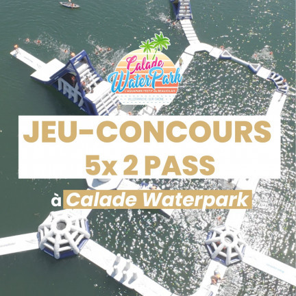 JEU-CONCOURS Calade Waterpark 

Ce samedi 13 juin, le  Calade Waterpark réouvre ses portes au plan d'eau du Bordelan !  Toboggans, balançoire, obstacles relevez le challenge sur ce parcours XXL, ou profitez de la location de paddles et kayaks  pour un moment détente. 

Afin de célébrer ce week-end de lancement de saison, ne manquez pas la soirée Côte de Boeuf à volonté : une ambiance festive au bord de l'eau autour d'un généreux festin à partager ! 

Pour vous faire profiter de cette super activité on fait gagner : 
5 PASS de 2H à valoir sur la saison de cet été. 

Comment participer ? 

1?? Aimez cette publication

2?? Abonnez-vous à notre compte Beaujolais Tourisme et au compte caladewaterpark

3?? Commentez la publication en identifiant un ami avec qui vous avez envie de faire vos belles glissades au Waterpark 

 Possibilité de jouer jusqu'à lundi 8 juin 23h59, les gagnants pour chaque lot seront contactés par message privé uniquement par notre compte Beaujolais Tourisme.

Tirage a